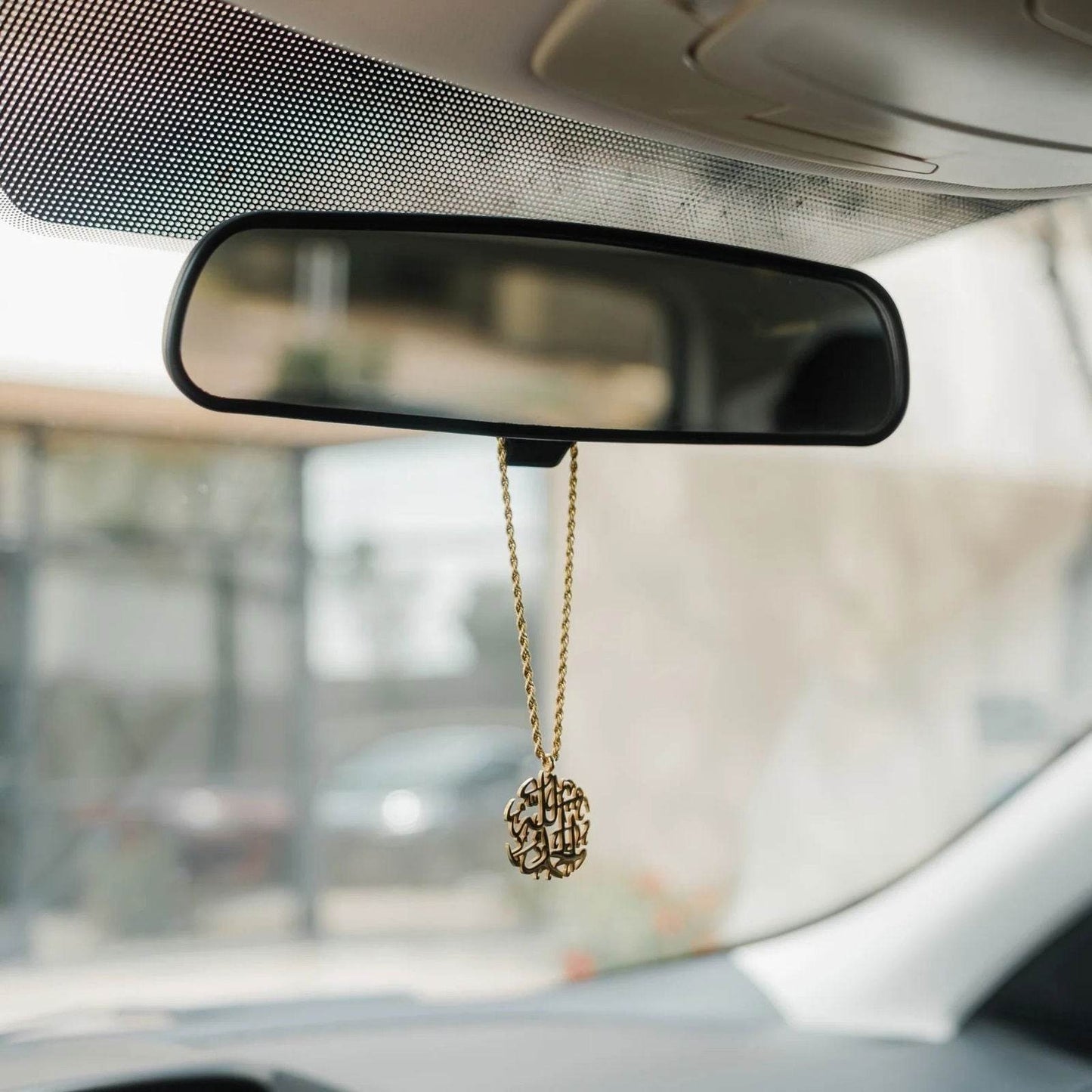Alhamdulillah Calligraphy Islamic Car Hanger - Arabic Name Jewellery