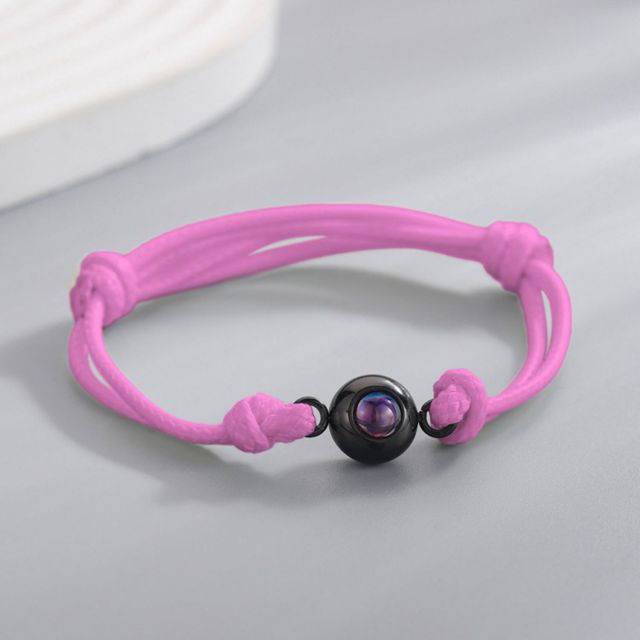Photo Projection Bracelets Rope - Arabic Name Jewellery