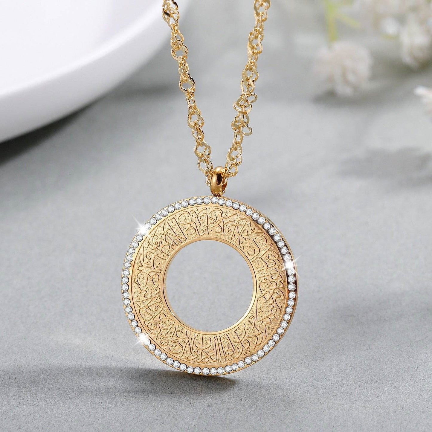 Surah Al kafirun Islamic Necklaces - Arabic Name Jewellery
