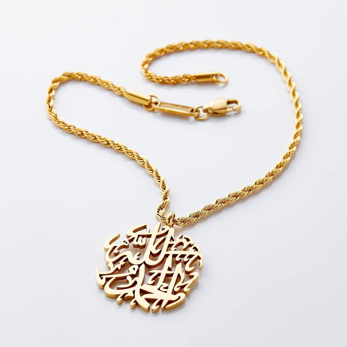 Alhamdulillah Calligraphy Islamic Car Hanger - Arabic Name Jewellery