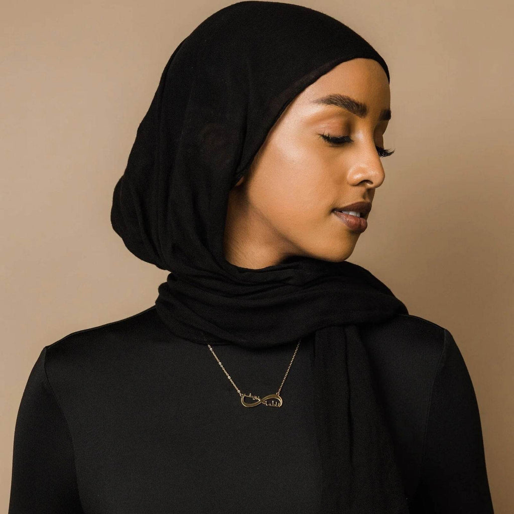 Personalized Two Names Infinity Arabic Necklace - Arabic Name Jewellery