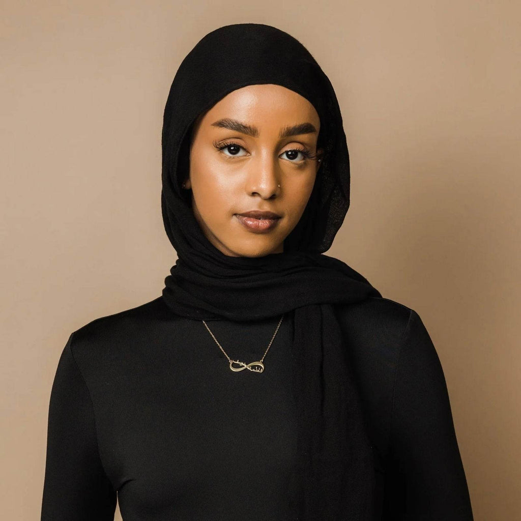 Personalized Two Names Infinity Arabic Necklace - Arabic Name Jewellery