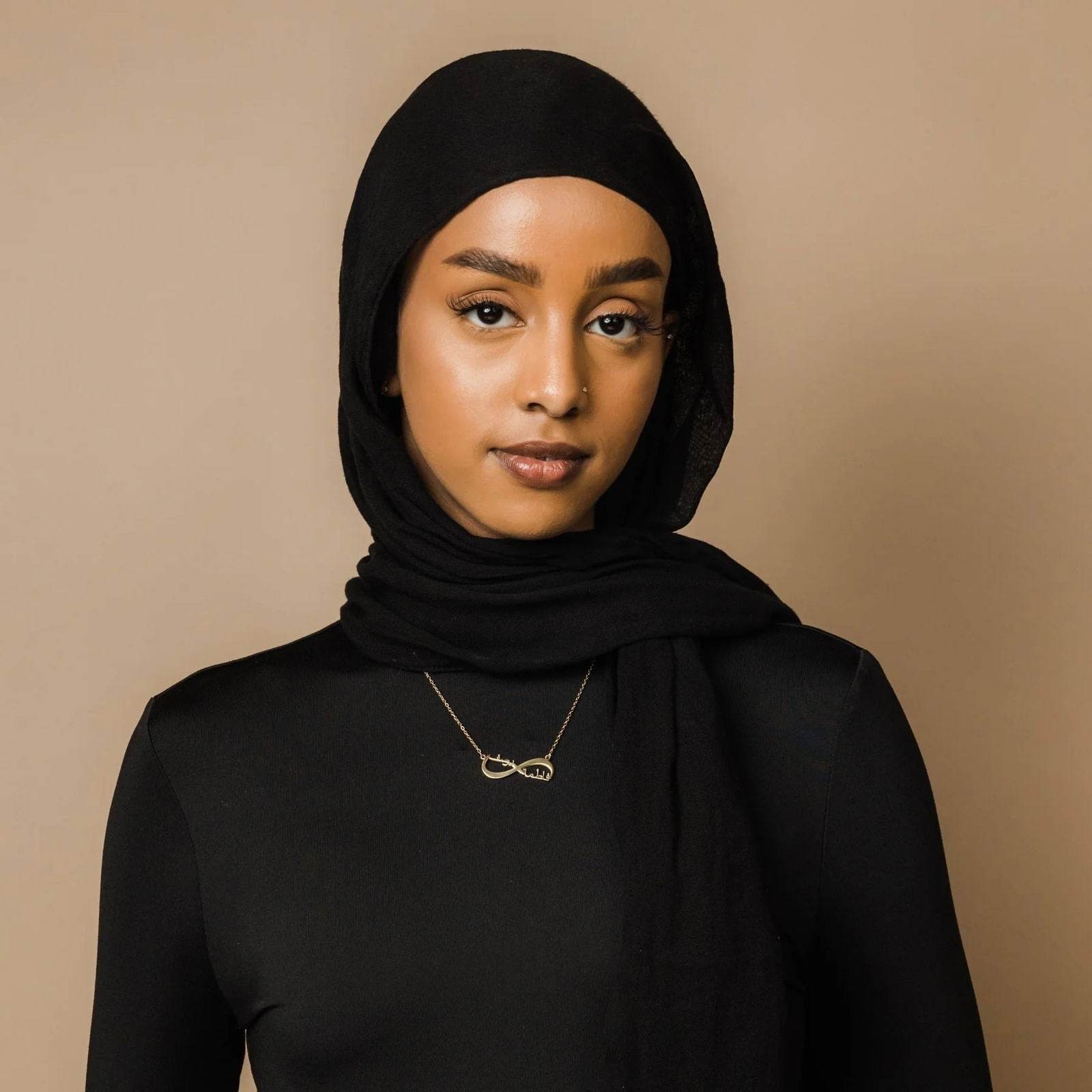 Personalized Two Names Infinity Arabic Necklace - Arabic Name Jewellery