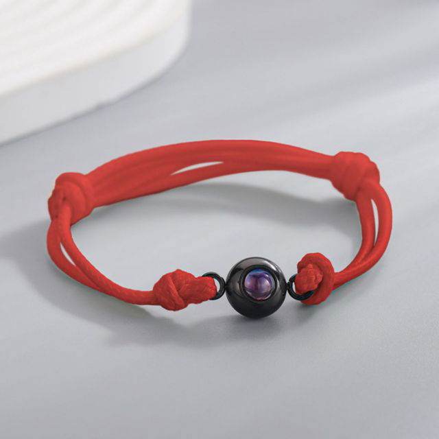 Photo Projection Bracelets Rope - Arabic Name Jewellery