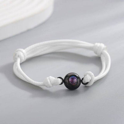 Photo Projection Bracelets Rope - Arabic Name Jewellery