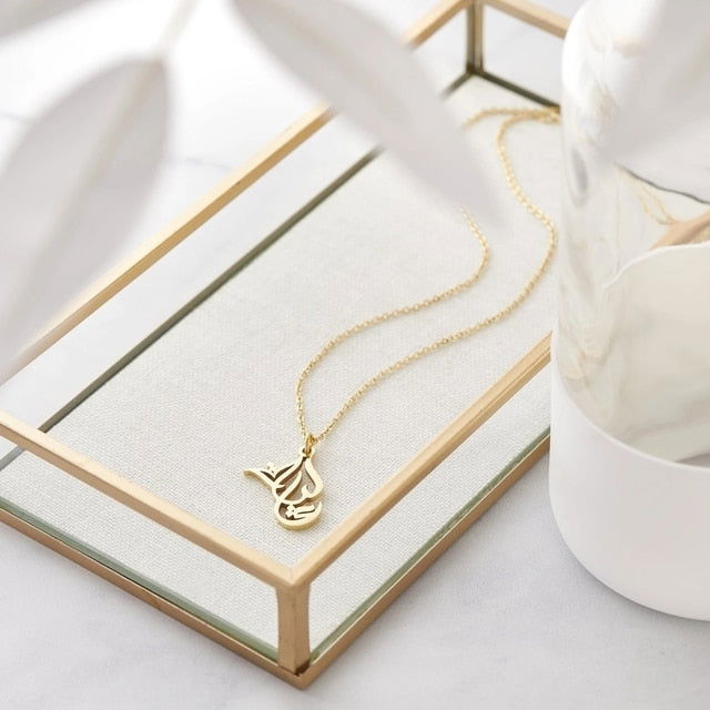 Ready Made Arabic Name Necklace - Arabic Name Jewellery