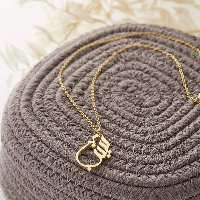 Ready Made Arabic Name Necklace - Arabic Name Jewellery